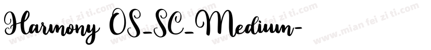 Harmony OS_SC_Medium字体转换